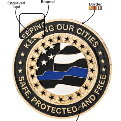Challenge Coin Double Side